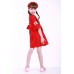 Embroidered dress for girl "Child's Dream" Red